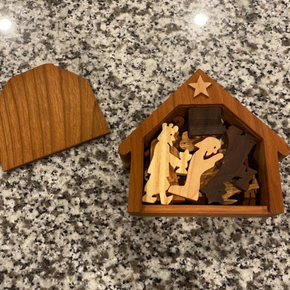 Arks & Animals Wooden Nativity Scene
